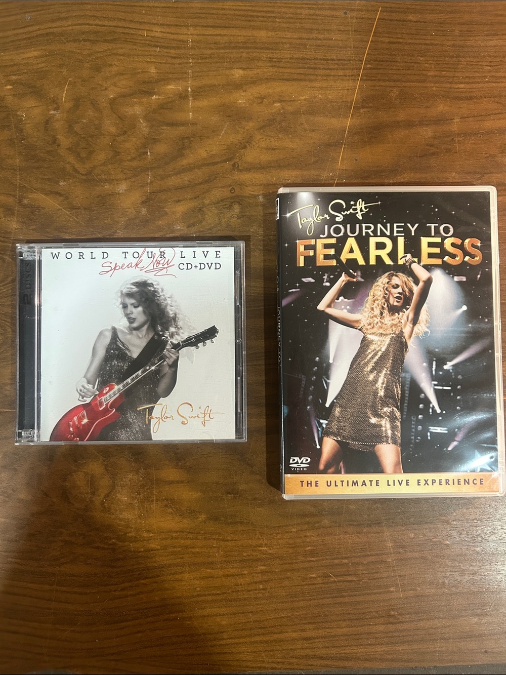 TAYLOR SWIFT - Speak Now World Tour (2011) Live CD+DVD- Fearless tour DVD (2009)